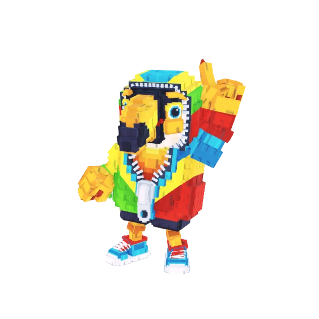 Rainbow Tuff Toucan