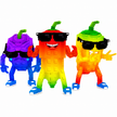 2.4B/S Rainbow Los Chilis * no taco *